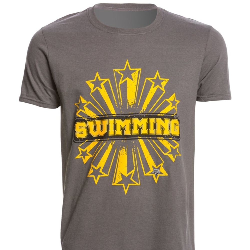NWT/ SWIM T-SHIRT GRAY 2XL